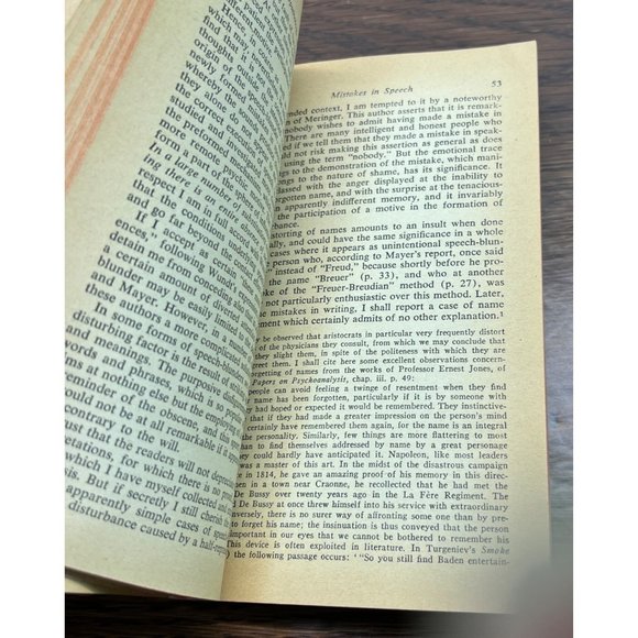 Psychopathology Of Everyday Life by Sigmund Freud 3rd Printing 1953 AA Brill M67 - Picture 8 of 9